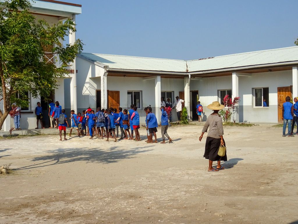 Schulbetrieb Collège St. Vincentien, Marillac, Madagaskar
